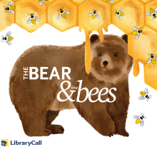 A bear with a honeycomb.